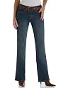Wrangler Women's Aura Stonewash Indigo Stretch