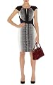 Graphic Texture Print Dress