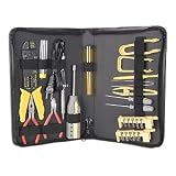 45 Piece Enhanced PC Tool Kit w/Pliers, Solder Iron & Pen, Screwdrivers, Tweezers, Chip Extractor, Zipper Case and More! 41uCKMa71 L. SL160 45 Piece Enhanced PC Tool Kit w/Pliers, Solder Iron & Pen, Screwdrivers, Tweezers, Chip Extractor, Zipper Case and More!