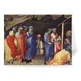The Adoration of the Magi, c.1408 (oil on.. - Greeting Card (Pack of 2) - 7x5 inch - Art247 - Standard Size - Pack Of 2
