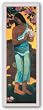 Tahitian Woman with Blossom (Detail) by Paul Gauguin 11.125"x36.75" Art Print Poster