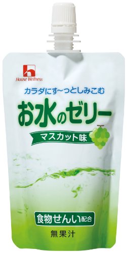 ハウスウェルネスフーズ お水のゼリー マスカット味 120g×8個