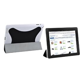 TeckNet iPad 2 Smart Case With Protective Back Cover For Apple iPad 2 2nd generation (Wi-Fi and Wi-Fi + 3G) - Black