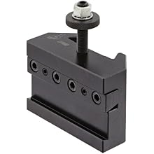 Dorian Tool QITPN-7-71C Extra Heavy Chromium Molybdenum Alloy Steel Quick Change Reversible Duty Cut-Off Blade Toolholder for QITP35N Quadra Indexing Quick Change Tool Post, 1-1/2" Width, 1-3/4" Height