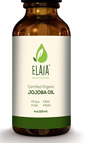 ECOCERT &amp; USDA Certified Organic Premium Jojoba Oil, 4 Oz