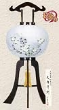 盆提灯 大内行灯 黒檀調 錦 特12号Ｈ