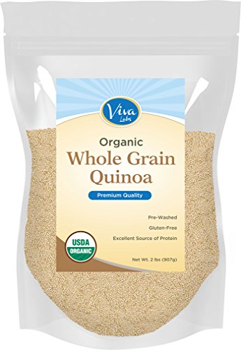 Viva Labs - The FINEST Organic Quinoa, 100% Royal Bolivian Whole Grain, 2 LB Bag