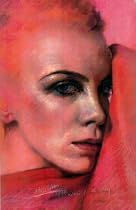 Annie Lennox (In Red) Music Poster Print - 11" X 17"