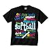 Softball - Graffiti - Short Sleeve T-shirt