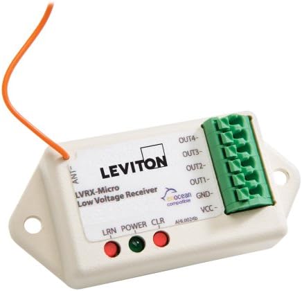 Leviton WS0RC-300 3-Channel Room Controller, Light Almond