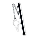 Sterling Silver Enameled Tie Bar