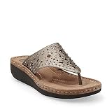 Clarks Women's Latin Bolero Platinum 10