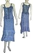 2 Piece Skirt Set in Georgette Embroidery Womens Casual Sundresses Size S