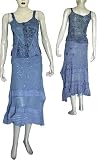 2 Piece Skirt Set in Georgette Embroidery Womens Casual Sundresses Size S