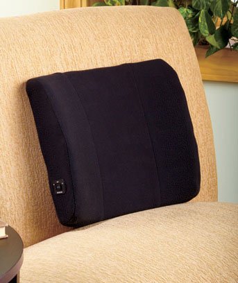 Cordless Massaging Lumbar Cushion Support