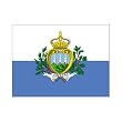 San Marino with Seal 3ft x 5ft Nylon Flag