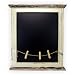 Shabby Chic Distressed Cream Chalkboard with Pegs. Code DY7003