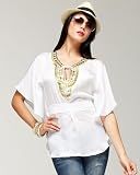 bebe Sexy Sadie Silk Top