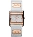 Armani Exchange Gold White Plate Watch