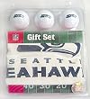 Seattle Seahawks Golf Gift Box Set - Football Sports Merchandise