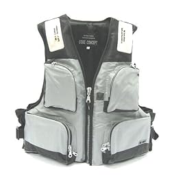 コアコンセプト　フローテーションベスト　ＧＹ　×ＢＫ　ＴＧ６１２２