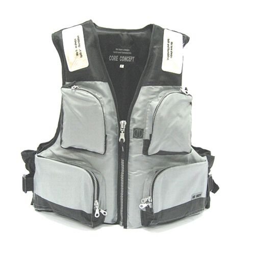 コアコンセプト フローテーションベスト GY ×BK TG6122