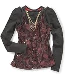 Hannah Montana Girls Sequin Pieced Sequin Tank Top