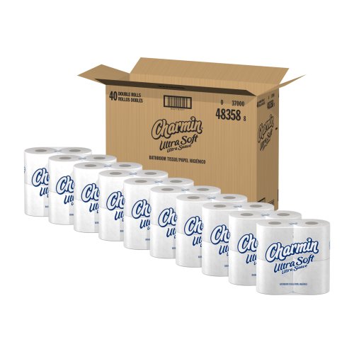 Charmin Ultra Soft Toilet Paper 4 Double Rolls; Pack of 10; 40 Total Double Rolls