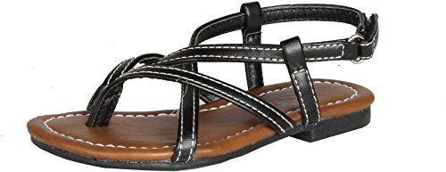 Kali Footwear Girl's Novella Junior Strappy Flat Sandals
