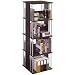 Atlantic 82635385 Typhoon 216 CD/144 DVD/BluRay/Games Wood/Wire Spinner with Silver Finished Steel Rods (Espresso)