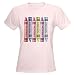 Six Crayons Art Women's Light T-Shirt by CafePress