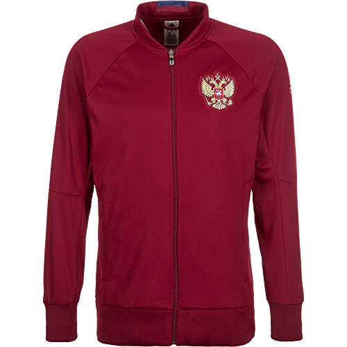 adidas Herren Jacke Russland Anthem, Collegiate Burgundy/Dark Football Gold, XL, AI4489