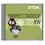 TDK DVD-RW47CS10 DVD-RW 4.7 GB 4X-W/ JC (10-Pack)