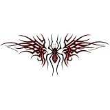 Tribal Red Spider Sticker