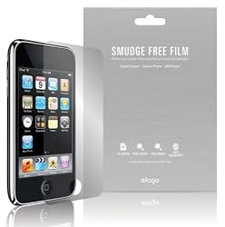 elago Smudge Free Film Set for iPod Touch 2G + Microfiber Cleaner (Made in USA)