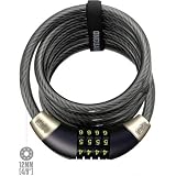 OnGuard 5031L Doberman Combo Coil Cable Lock (240cm x 12mm)