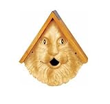 Red Carpet Studios Birdie In The Woods Birdhouse, 14-Inch Tall, Cat Face Red Carpet Studios Birdie In The Woods Birdhouse, 14-Inch Tall, Cat Face