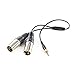 Saramonic SR-UM10-CC1 Microphone Cable Convertor for UwMic9, UwMic10 & UwMic15 Wireless Microphone Systems and Dual-XLR Input
