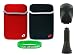 3n1 Combo Non-OEM Amazon Kindle 2 Neoprene Sleeve Case with Black USB Car and Wall Charger