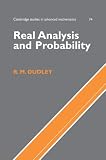 Buy : Real Analysis and Probability (Cambridge Studies in Advanced Mathematics)