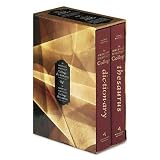 Houghton Mifflin 0618453016 American Heritage Deluxe Hardbound Reference Desk Set, Dictionary & Thesaurus