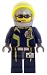 Agent Chase (Helmet) - LEGO Agents Minifigure Agent Chase (Helmet) - LEGO Agents Minifigure