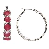 Xhilaration Nickel-Free Hoop Earrings - Pink