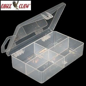 2 PCS. Tackle Box – Eagle Claw 4-3/4\” x 3\” x 1\” – 4 cell