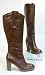 Damen Langschaft Stiefel braun