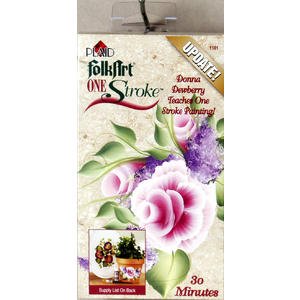 Video: folk art one stroke painting made easy