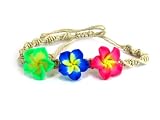 Island Creations Tropical Fashion Adjustable Bracelet with Floral Decor