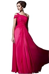 Modest Lace Crystal Crystals Applique Beaded Chiffon/Taffeta/Tulle Evening Dress/Maxi Dress 