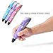 3D Printing Pen,Juboury JBY-II 3D Drawing Pen with LCD Temperature Display for Model Printing,Art Design,DIY and Crafts Drawing--Compatible with 1.75mm ABS and PLA Filament (Purple)
