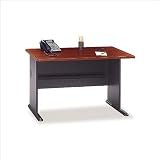 Hansen Cherry and Galaxy 48 Desk Hansen Cherry/Galaxy Gray